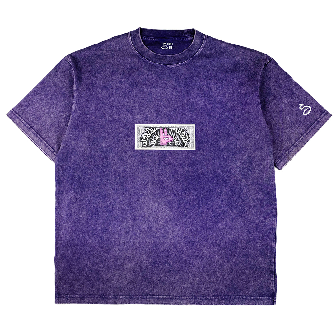 t-shirt dollar, pink Rey, purple