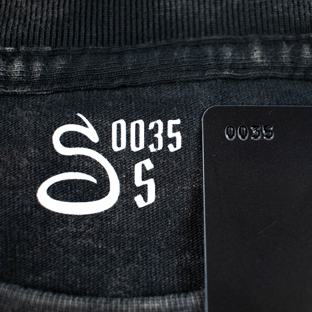 t-shirt welcome home, black logo, graphite