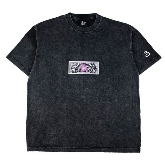 t-shirt dollar, pink Rey, graphite